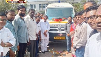 Photo of मानवसेवा-हिच ईश्वर सेवा…जीवनदान देणाऱ्या रुग्णवाहिकेचा भोकर मध्ये झाला भव्य शुभारंभ